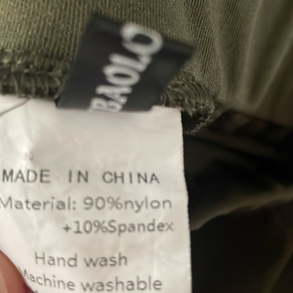 Women’s size small dibaolong army green cargo jogger pants - Picture 10 of 10